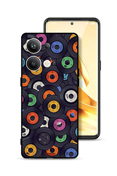 Tolwak غطاء حماية لهاتف Oppo Reno9 Pro Plus 5G بنقشة أقراص مضغوطة