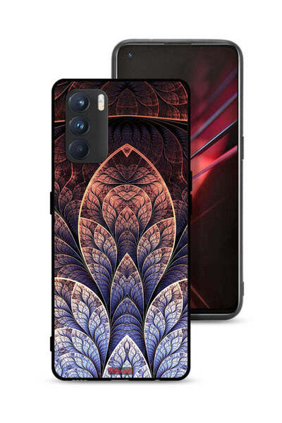 Tolwak غطاء حماية Oppo K9 Pro بتصميم زهور كسورية تجريدية