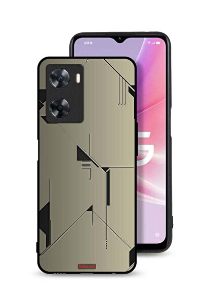 Tolwak غطاء حماية لهاتف Oppo A57s بتصميم تجريدي بسيط