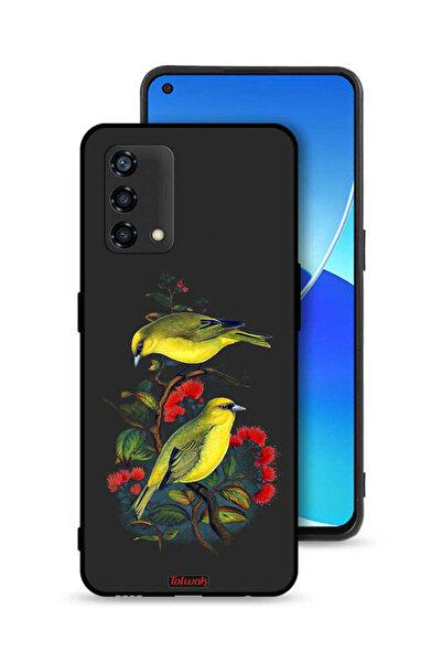 Tolwak غطاء حماية لهاتف Oppo Reno6 Lite بنقشة طيور