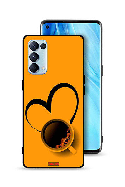 Tolwak غطاء حماية لهاتف Oppo Reno5 Pro 5G بفنجان قهوة