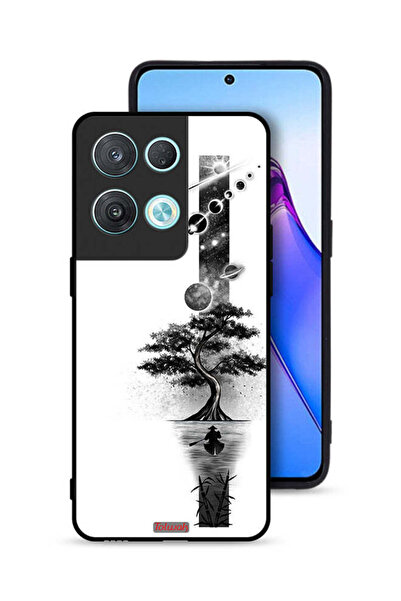 Tolwak Oppo Reno8 Pro 5G Protective Case Cover Earth Space Art