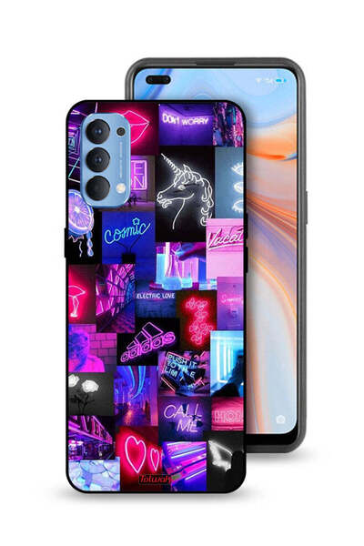 Tolwak غطاء حماية لهاتف Oppo Reno4 4G - رسوم متحركة