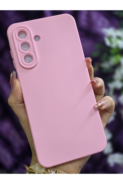 Magic Ring حافظة هاتف سامسونج جالاكسي A56 متوافقة مع الجلد الداخلي باللون الو...