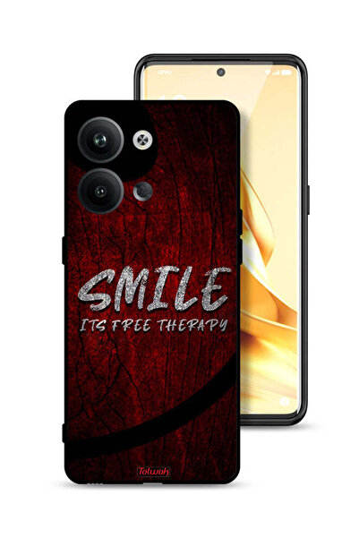 Tolwak Oppo Reno9 5G Protective Case Cover Smile Its Free Therapy