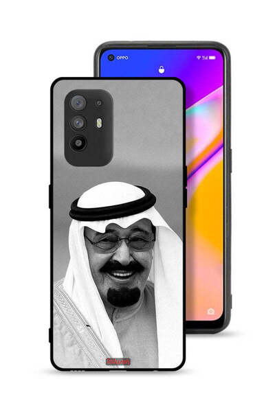 Tolwak غطاء حماية لهاتف Oppo F19 Pro Plus 5G صورة الملك عبدالله مبتسماً