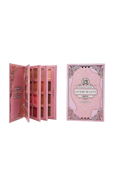 LOVEME BEAUTY Loveme 5 in 1 Palette Book: Eyeshadow + Highlighter + Blush + Concealer + Eyebrow Tattoo