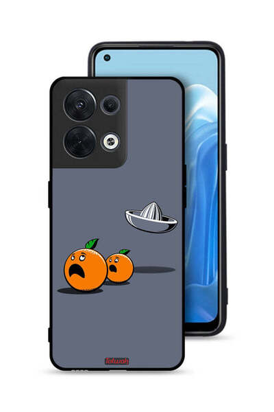 Tolwak غطاء حماية لهاتف Oppo Reno8 5G بتصميم فني رقمي بسيط وفكاهي