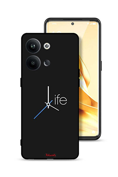 Tolwak غطاء حماية لهاتف Oppo Reno9 Pro 5G Life Clock