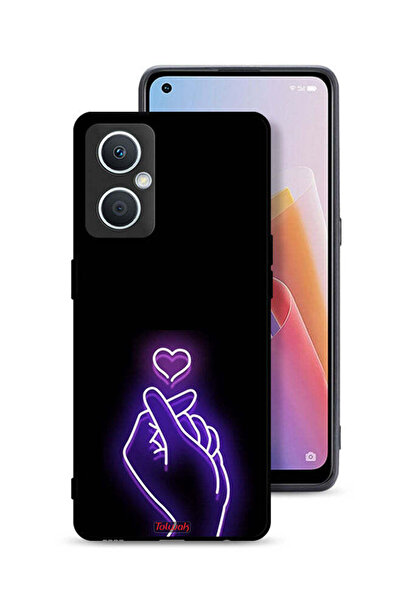 Tolwak غطاء حماية لهاتف Oppo A96 5G (الصين) بتصميم قلب صغير