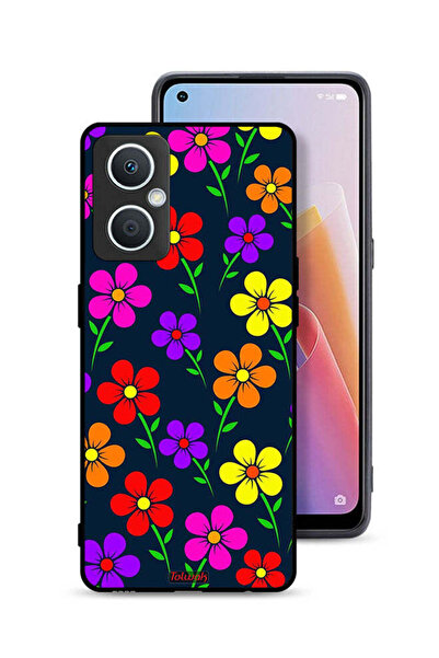 Tolwak غطاء حماية لهاتف Oppo A96 5G (الصين) - زهور ملونة