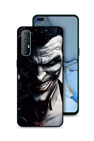 Tolwak غطاء حماية لهاتف Oppo Reno3 Pro 4G بتصميم نصف وجه جوكر