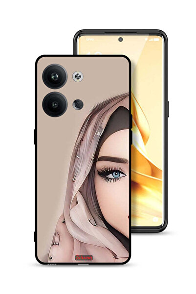 Tolwak غطاء حماية لهاتف Oppo Reno9 Pro 5G برسم فتاة نصف وجه