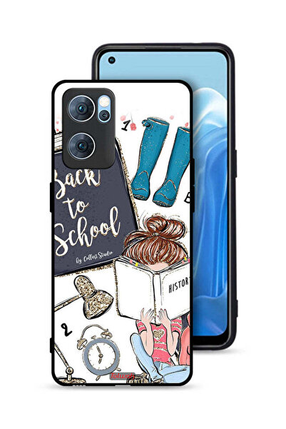Tolwak غطاء حماية Oppo Reno7 5G - فتاة العودة إلى المدرسة تقرأ التاريخ