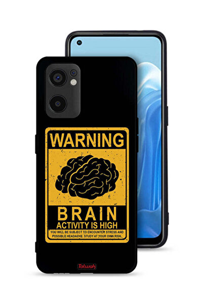 Tolwak جراب حماية لهاتف Oppo Reno7 SE 5G تحذير من ارتفاع نشاط الدماغ