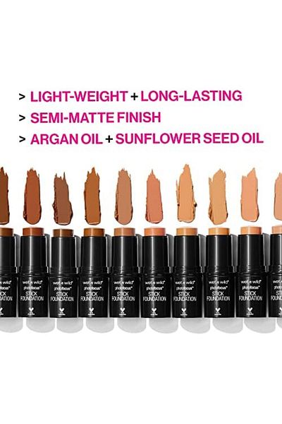 WET N WİLD Photo Focus Matte Foundation Stick Makeup, Classic Ivory | Vegan & Cruelty-Free
