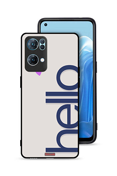 Tolwak Oppo Reno7 Pro 5G Protective Case Cover Hello