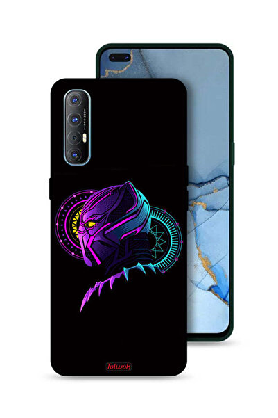 Tolwak غطاء حماية لهاتف Oppo Reno3 Pro 4G، رسم فني رقمي بسيط عالي الدقة