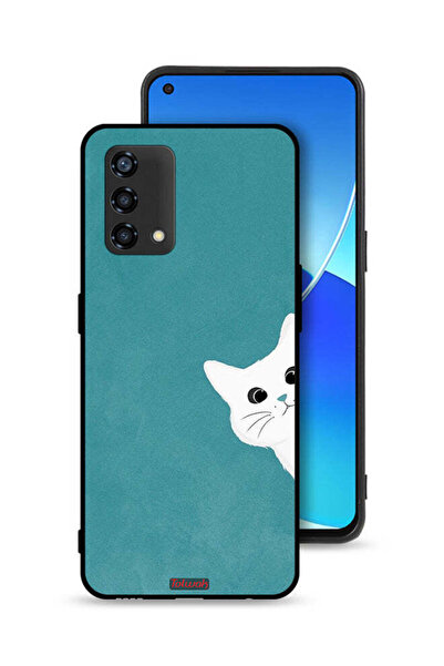 Tolwak غطاء حماية لهاتف Oppo Reno6 Lite بتصميم قطة