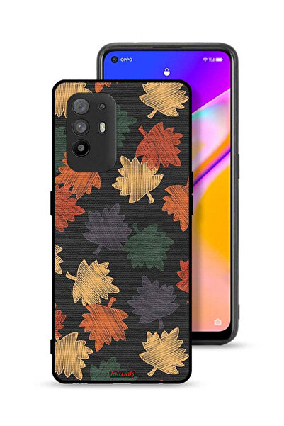 Tolwak غطاء حماية لهاتف Oppo A95 5G برسومات أوراق الخريف