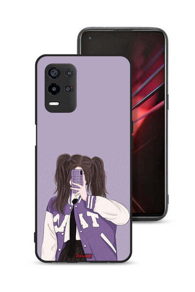 Tolwak غطاء حماية لهاتف Oppo K9x لالتقاط صور سيلفي