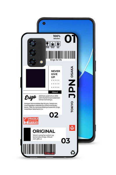 Tolwak غطاء حماية لهاتف Oppo Reno6 Lite - ملصق ياباني