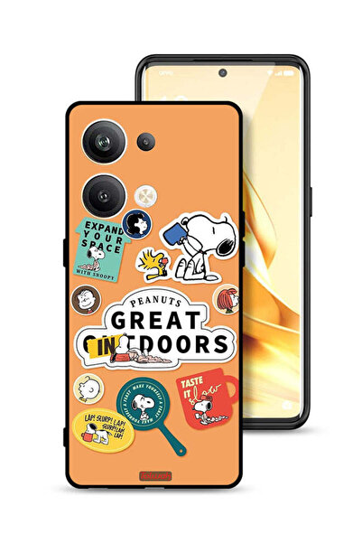 Tolwak غطاء حماية لهاتف Oppo Reno9 Pro Plus 5G بملصقات الفول السوداني