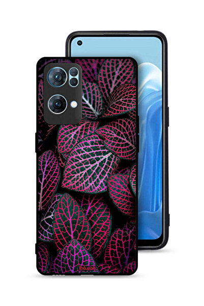 Tolwak غطاء حماية لهاتف Oppo Reno7 Pro 5G بنقشة أوراق سالجا