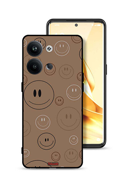 Tolwak غطاء حماية لهاتف Oppo Reno9 5G بنقشة وجوه مبتسمة