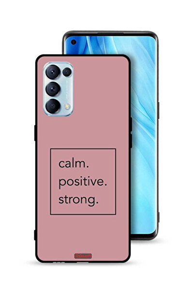 Tolwak غطاء حماية لهاتف Oppo Reno5 Pro 5G - هادئ، إيجابي، قوي