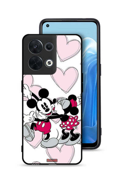 Tolwak غطاء حماية لهاتف Oppo Reno8 5G بتصميم عناق ميكي ماوس