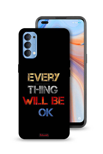 Tolwak غطاء حماية لهاتف Oppo Reno4 4G كل شيء سيكون على ما يرام