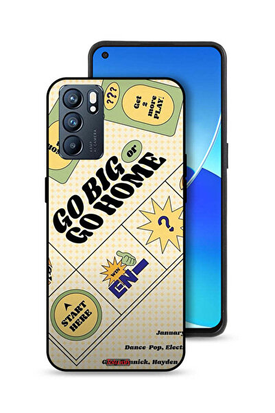 Tolwak Oppo Reno6 5G Protective Case Cover Go Big Or Go Home