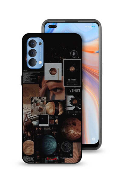Tolwak غطاء حماية لهاتف Oppo Reno4 4G بتصميم فينوس آرت