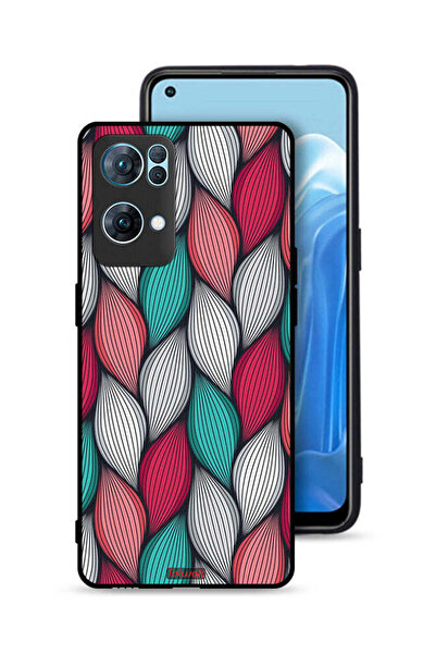 Tolwak غطاء حماية لهاتف Oppo Reno7 Pro 5G بنقشة ريشة