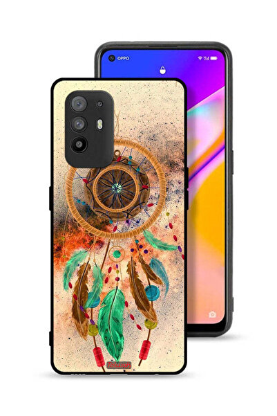 Tolwak غطاء حماية لهاتف Oppo F19 Pro Plus 5G بتصميم ماندالا ريش معلق