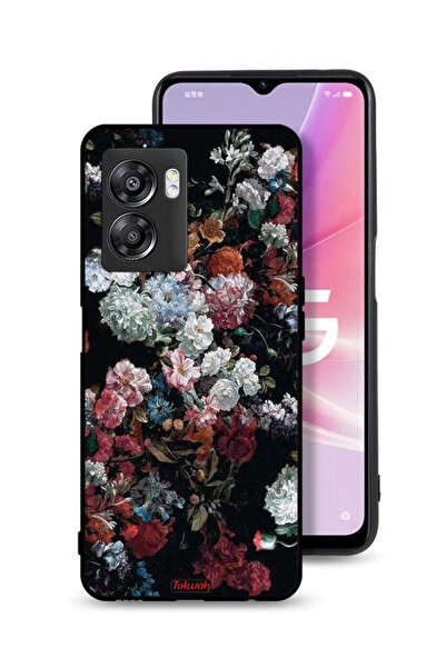 Tolwak غطاء حماية لهاتف OnePlus Nord N300 بنقشة ورود عتيقة