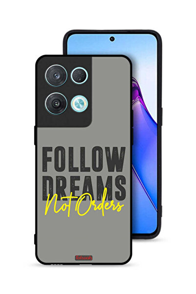 Tolwak غطاء حماية لهاتف Oppo Reno8 Pro 5G اتبع الأحلام وليس الأوامر