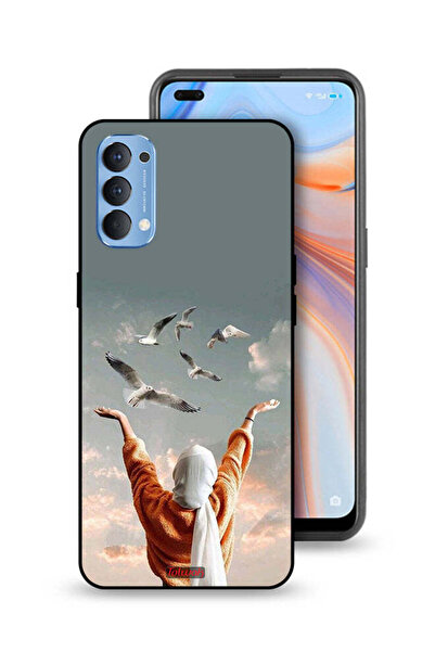 Tolwak غطاء حماية لهاتف Oppo Reno4 4G بتصميم طيور تحلق