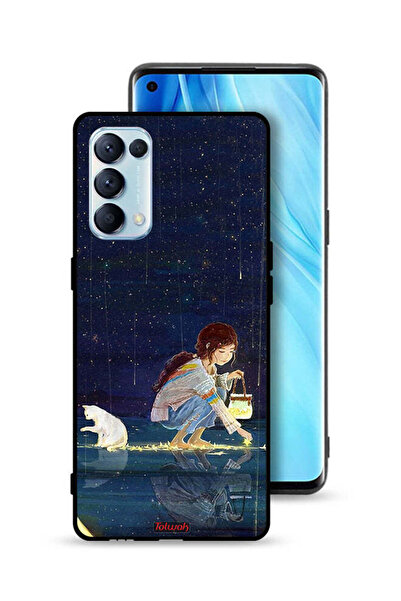 Tolwak غطاء حماية لهاتف Oppo Reno5 Pro 5G برسومات نجوم التجميع