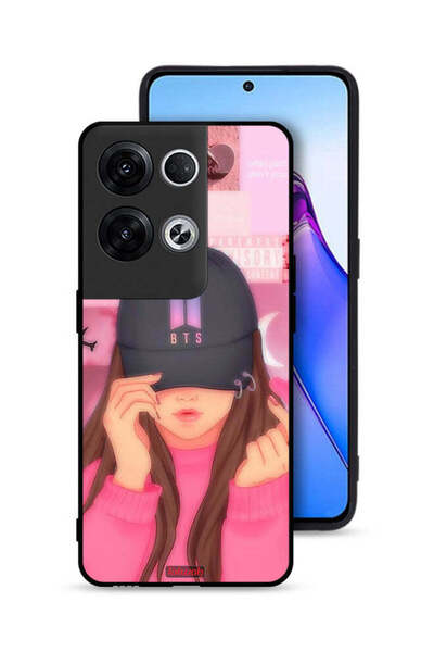 Tolwak Oppo Reno8 Pro Plus 5G Protective Case Cover Cap Girl Snap