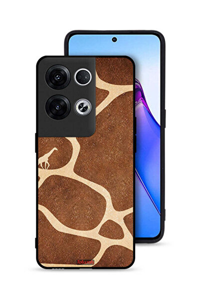 Tolwak غطاء حماية لهاتف Oppo Reno8 Pro Plus 5G بنقشة جلد الزرافة
