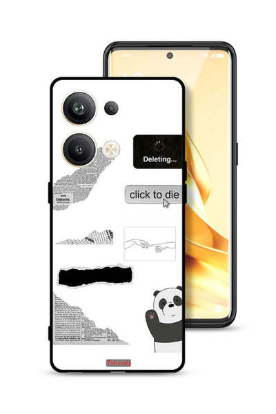 Tolwak غطاء حماية لهاتف Oppo Reno9 Pro Plus 5G، ملصق باندا