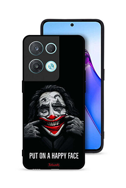 Tolwak غطاء حماية لهاتف Oppo Reno8 Pro 5G بوجه سعيد