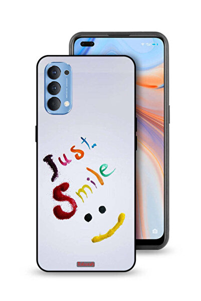 Tolwak غطاء حماية لهاتف Oppo Reno4 4G - ابتسامة فقط