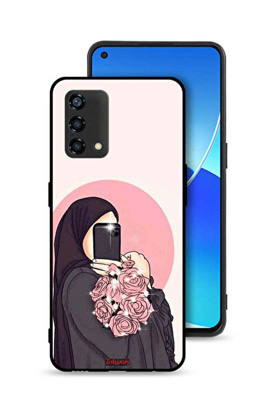 Tolwak غطاء حماية لهاتف Oppo Reno6 Lite - فن التقاط صور سيلفي مع حمل الزهور