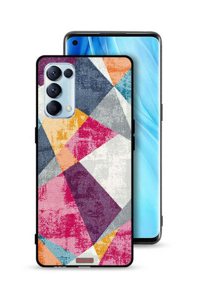 Tolwak غطاء حماية لهاتف Oppo Reno5 Pro 5G بنمط طلاء