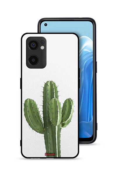 Tolwak غطاء حماية لهاتف Oppo Reno7 SE 5G بنقشة نبات الصبار