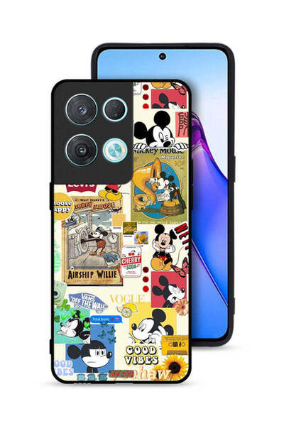 Tolwak Oppo Reno8 Pro 5G Protective Case Cover Chose Happy And Stickers