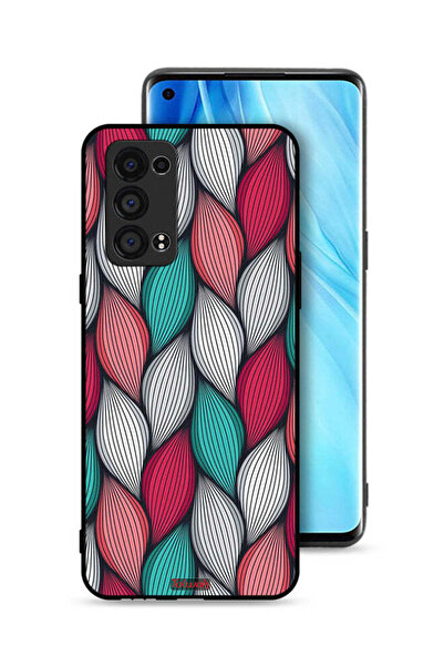 Tolwak غطاء حماية لهاتف Oppo Reno6 Pro Plus 5G بنقشة ريشة